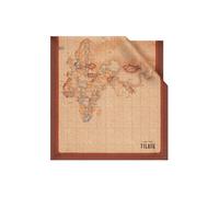 Alviero Martini Prima Classe - Sciarpa donna in seta con motivo Geo Classic