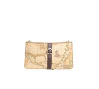 Alviero Martini Prima Classe Tracollina 2 scomparti e catena Mogano