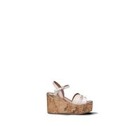 ALVIERO MARTINI Sandalo donna bianco in pelle 37