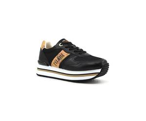 Alviero Martini Scarpe da Donna 1 Classe N1832 Geo Sneakers Casual Platform Nere