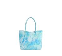 Alviero Martini Prima Classe - Borsa shopping in tessuto goffrato Geo Water Isla