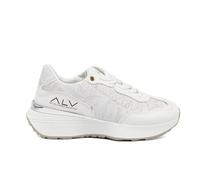 Alviero Martini Sneakers Donna ALV by Safari ALVSD0178-20 Scarpe Sottopiede Comfort Foam Fondo Gomma Crossing Altezza 4 CM. (Bianco, Sistema Taglie Calzature EU, Adulto, Donna, Numero, Media, 38)