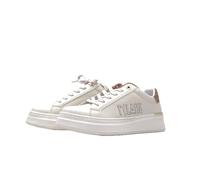 Alviero Martini Sneakers Donna Platform Prima Classe off White/Beige Geo 2137 0289 Scarpe Sportive Fondo Gomma Leggero 5 CM (Bianco, Sistema Taglie Calzature EU, Adulto, Uomo, Numero, Media, 38)