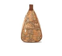 Alviero Martini Prima Classe - Zaino monospalla in tessuto Geo Classic