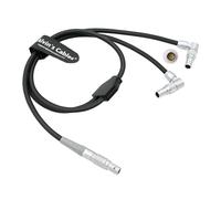 Alvin Cables Run Stop Cavo di alimentazione per ARRI RIA-1| Mini RF cforce Motore| cMOtion cPRO Motore| cmotion camin a RED Komodo| V-Raptor Fotocamera 7 pin a 9 pin ruotabile + cavo a 2 pin 60 cm