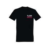 Alvin Official Product - Panda Skull Wendy Pink - T-shirt Black Self Love, L, Oversize