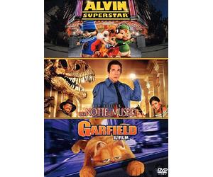 Alvin superstar + Una notte al museo + Garfield - Il film