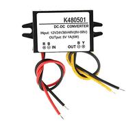 Alvinlite Convertitore buck DC-DC 12V/24V/36V/48V a 5V 1A 5W Regolatore convertitore di tensione Step Down Modulo di alimentazione Convertitore DC-DC