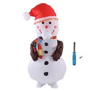 Alvinlite Costume natalizio gonfiabile abito da bambola divertente per la festa di Natale per 150-190 cm per i cosplay per adulti parchi per adulti (Muñeco de nieve de la rama del árbol)
