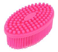 Alvinlite Spazzola da bagno per bambini, Spazzola per culla, Spazzola per massaggio in silicone, Spazzola per lavabiancheria in silicone Baby Essential per pelle secca, Culla ed Eczema Tipo rosa bambino