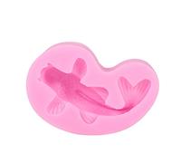 Alvinlite Stampo in Silicone Fondente - Stampo in Silicone 3D Realistico a Forma di Pesce Koi per Decorare Torte/Cupcake, Pasta di Gomma, Argilla polimerica, Sapone, Caramelle per Bambini e Bambine