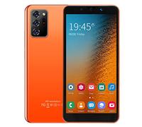Alvinlite Telefono Cellulare Sbloccato per Smartphone Note30 Plus, Smartphone Android Sbloccato, Telefono da Gioco Android 4.4.2, 128 GB, 512 MB di RAM 4 GB Rom, Display HD da 5,72 Pollici(Arancia)