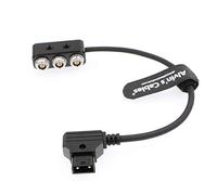 Alvin's Cables 1 a 3 Mini Power Splitter Box Cavo D-tap maschio Movi Pro AUX Porta a 3 2 pin femmina box per telecamere ARRI RED Teradek