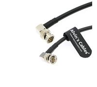 Alvin's Cables 12G Cavo BNC-Coassiale HD SDI BNC maschio a maschio a forma di L Cavo originale per videocamera 4K 1M Nero