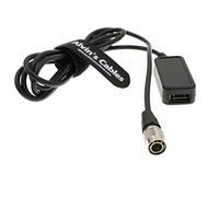 Alvin's Cables 4 Pin Hirose Maschio a USB Femmina Convertitore 5V Cavo per Audio Mixer per caricare Phone Pad Tablet