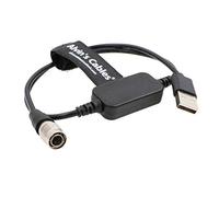 Alvin's Cables 4 pin Maschio Hirose per Aumentare 12 V Cavo di Alimentazione USB per Dispositivi Audio 688 633/Zoom F4 F8/Zaxcom 21.8in/55cm