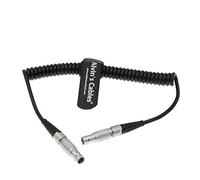 Alvin's Cables 5 Pin Maschio a Maschio TIMECODE Cavo a Spirale per Sound Devices ZAXCOM DENECKE XL-LL Roll Dritto a Dritto