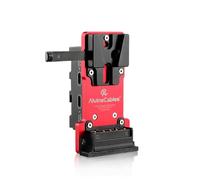 Alvin's Cables Adattatore alimentazione NP-F su V-Mount con display e USB-C PD 36W, compatibile batterie Sony serie L, Atomos, Hollyland, Accsoon, Vaxis e faretti Neewer