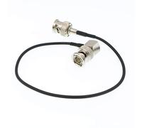 Alvin's Cables Blackmagic RG179 coassiale BNC maschio a maschio cavo HD SDI per BMCC Video Camera flessibile ad angolo retto a dritto 30CM