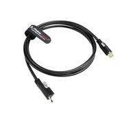 Alvin's Cables Bloccano il cavo di alimentazione USB-C a USB-C per monitor Pyxis blackmagic, Ursa Cine EVF, Type-C 3.1 Cavo di trasferimento di dati da 10 Gbps per Pyxis Blackmagic 6K, 6,6 piedi