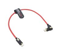 Alvin's Cables Cavi ultra-flessibile bloccaggio USB-C Cavo trasferimento dati per monitor Pyxis Blackmagic, USB-C 3.2 10 Gbps Cavo ad alta velocità per Micro Studio Blackmagic 4K G2 12in rosso