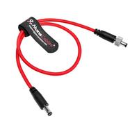 Alvin's Cables Cavo CC a CC con bloccaggio per Atomos Ninja V Shogun, cavo CC con bloccaggio 5.5 2.1 per dispositivi video Monitor PIX-E7 PIX-E5, ultra morbido 45 cm | 17,7 pollici