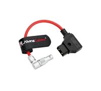 Alvin's Cables Cavo D-Tap a 0B a 2 pin maschio ad angolo retto rotante per Blackmagic Pyxis 12 K|SmallRig, cavo intrecciato ultra morbido, 15 cm|6 pollici