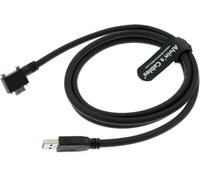 Alvin's Cables cavo dati USB 3.0 USB-A a Micro-B ad angolo retto, doppie viti di bloccaggio, flessibile e schermato, per telecamere industriali e machine vision, 3M|9.8ft