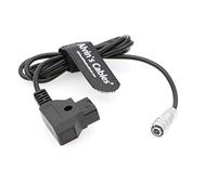 Alvin's Cables Cavo di Alimentazione BMPCC4K BMPCC 4K a D-Tap per Blackmagic Pocket Cinema Camera 4K Gold Mount V Mount Batteria Weipu 2 Pin Femmina a P-Tap