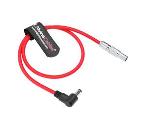 Alvin's Cables Cavo di alimentazione CC ultra morbido a 2 pin per Teradek Bond, Blackmagic Pyxis, fotocamera Z CAM E2, per piastra batteria Tilta 45 cm | 17,7 pollici