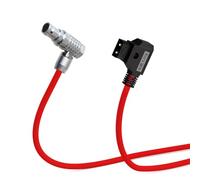 Alvin's Cables Cavo di alimentazione rosso Komodo-X per rete DSMC3 DSMC2 Epic Scarlet V-Raptor per dji Ronin 4D Ultra morbido flessibile 6 pin femmina ad angolo retto cavo da 1 m