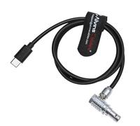 Alvin's Cables Cavo di controllo registrazione per DJI Focus Pro, fotocamera Komodo ROSSA, cavo di controllo USB-C EXT da 9 pin ad angolo retto da 60 cm | 23,6 pollici