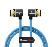 Alvin's Cables cavo HDMI 2.1 8K, 1 m, 48 Gbps ad alta velocità | 8K60/4K120, HDR, VRR, eARC; per Atomos Ninja V, Portkeys BM5, Canon, Z CAM, Sony FX/FS/A7SIII