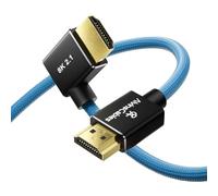 Alvin's Cables cavo HDMI 2.1 8K, 1 m, 48 Gbps ad alta velocità | 8K60/4K120, HDR, VRR, eARC; per Atomos Ninja V, Portkeys BM5, Canon, Z CAM, Sony FX/FS/A7SIII