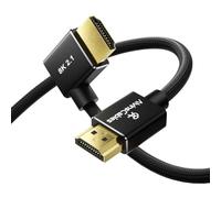 Alvin's Cables cavo HDMI 2.1 8K, 1 m, 48 Gbps ad alta velocità | 8K60/4K120, HDR, VRR, eARC; per Atomos Ninja V, Portkeys BM5, Canon, Z CAM, Sony FX/FS/A7SIII