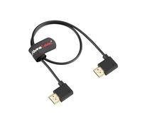 Alvin's Cables Cavo HDMI 2.1 8K a forma L per Z CAM E2 45 cm, cavo ad alta velocità ad angolo retto per monitor camera, per Sony A7S3 FS5 FS7 A7iv, Atomos Ninja V, Portkeys BM5, BMPCC, Panasonic,Canon