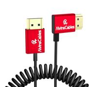 Alvin's Cables Cavo HDMI 8K 2.1 48Gbps ad alta velocità Φ2,4mm ultra sottile HDMI 8K @60Hz 4K @120Hz per Sony A7 A9, BMPCC, per Panasonic GH5, Canon C70, per Atomos Ninja, per SmallHD, dritto