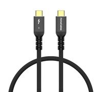 Alvin's Cables Cavo Thunderbolt 5, 0,61m USB-C a USB-C Cavo 120Gbps Larghezza di banda 240W PD Ricarica rapida 16K Display, Compatibile con Thunderbolt 4/3, USB4, per MacBook, Egpu, Dock, Certificato
