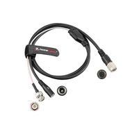 Alvin's Cables Cavo Y Hirose 12 Pin femmina a BNC e DC femmina per telecamera industriale Sony CCD, cavo di alimentazione e segnale video HR10A-10P-12S, 5m/16.4ft