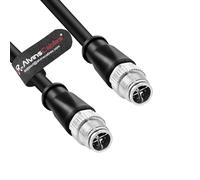 Alvin's Cables Cognex - Cavo Ethernet Cat6a ad alta flessibilità, M12 con codifica X da 8 pin a 8 pin maschio, per fotocamera industriale Cognex Basler, 2 m