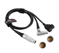 Alvin's Cables Controllo di alimentazione Cavo Y per Preston Microforce V+F2/V+F3 Controllo Zoom, Heden M26T Motor obiettivo analogico, 10 Pin a 4 Pin e cavo D-Tap 1M|3,3ft
