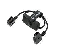 Alvin's Cables D Tap Femmina a D-Tap Maschio Cavo di Prolunga con Interruttore per V-Mount Batteria 12 Pollici | 30 cm