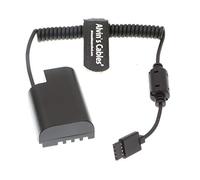 Alvin's Cables DMW-DCC12 GH5 Dummy batteria a Ronin SGimbal Cavo di alimentazione a spirale Adattatore per DJI per Panasonic DMC GH5 GH4 GH3