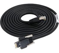 Alvin's Cables GigE - Cavo Cat6 S/STP con chiusura a vite orizzontale RJ45 DrC per telecamere Basler, 5 m
