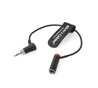 Alvin's Cables Low-Profile TA3M Mini-XLR 3 pin Maschio a 3,5 mm-TRS di Bloccaggio Cavo audio per Canon-EOS-C70 da Deity BP-TRX Sennheiser-EK-100 G4|G3 20cm|8pollici Rosso