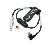 Alvin's Cables Nucleus-Nano II Cavo Run Stop per motore per Tilta per Arri Alexa 35 | Mini LF| SXT| XT| Amira Cameras Cavo RS Fischer a 3 pin ad angolo retto USB-C Type-C 40 cm|15,7"