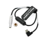 Alvin's Cables Nucleus-Nano II Motor Run Stop Cavo per Tilta per Arri Alexa 35| Mini LF| LF| SXT | XT| Amira telecamere Fischer 3 pin ad angolo retto USB-C Type-C RS cavo 40 cm | 15,6 pollici