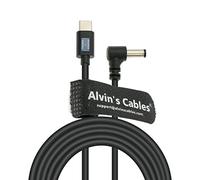 Alvin's Cables PD USB-C Type-C a DC 5,5 x 2,5mm 12V Cavo di Alimentazione per Blackmagic Video Assist| per Atomos Shogun| per SmallHD| per Feelworld Monitor 5,9ft/1,8m