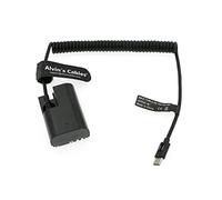 Alvin's Cables PD USB C Type-C a LP-E6 Batteria Fittizia Cavo a Alimentazione a Spirale per Canon EOS R R5 R6 90D 80D 70D 60D 60Da 5D Mark II III IV 6D Mark II 7D Mark II Fotocamere