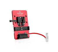 Alvin's Cables Piastra di Batteria V-Mount per DJI Ronin 4D con connettore maschio 1B 6 Pin Rotante DC-in DC-Out, Supporto di Batteria V-Mount per Ronin 4D